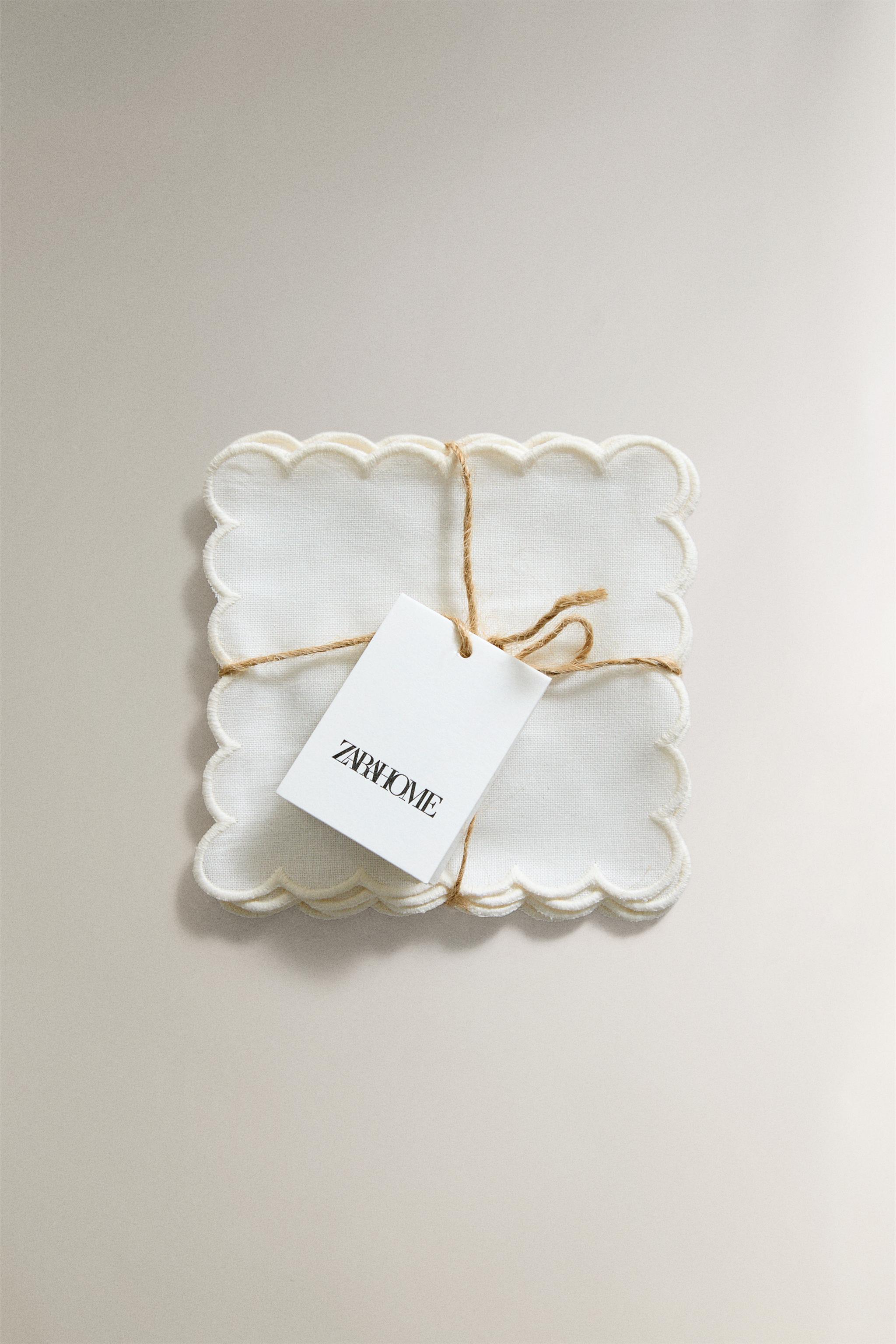 RAMIE SHELL COASTER SET (PACK OF 4)